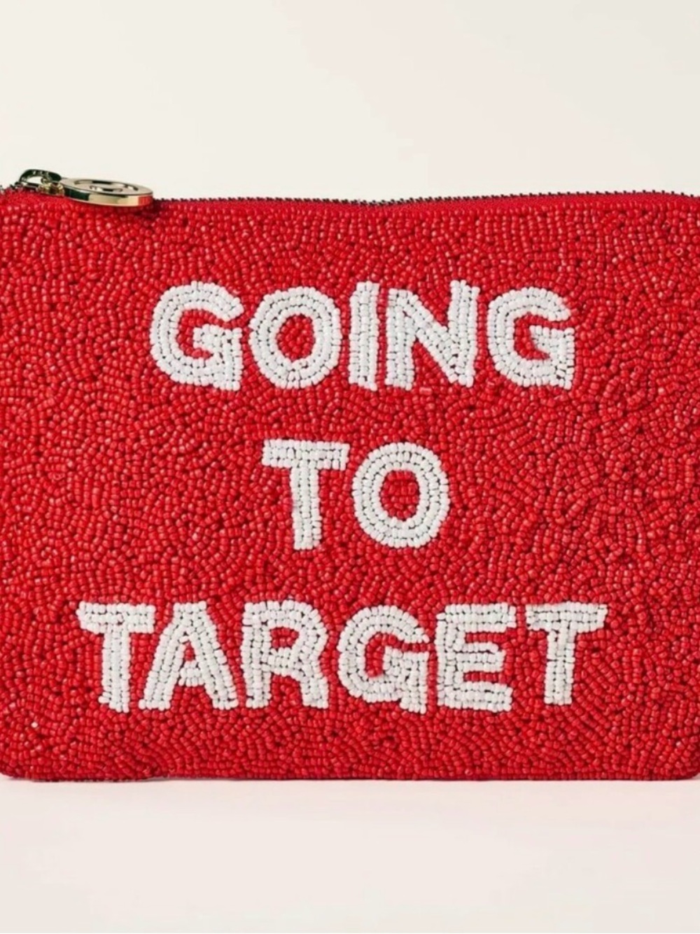 NWT Kate Spade "Going to Target" Beaded Clutch Limited Edition